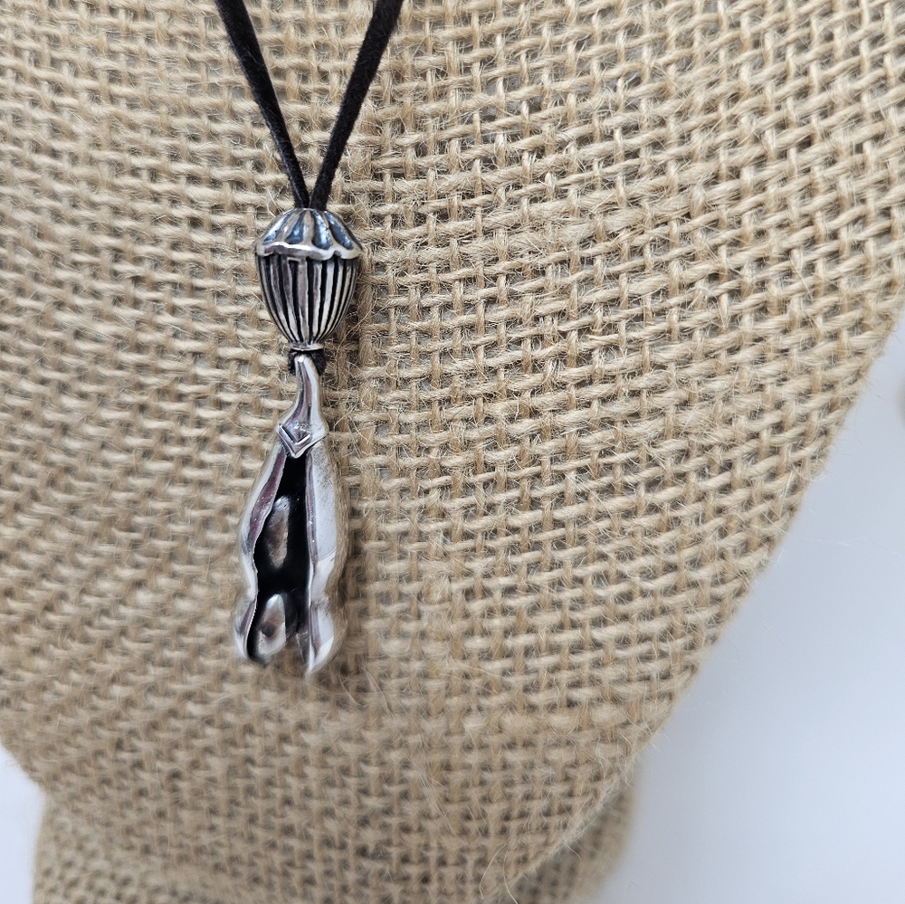 Two Peas in a Pod Sterling silver Necklace